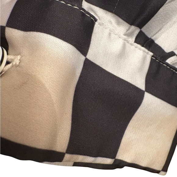 Tatyana Black and White Checkered Button Down Shirt - Picture 3 of 5